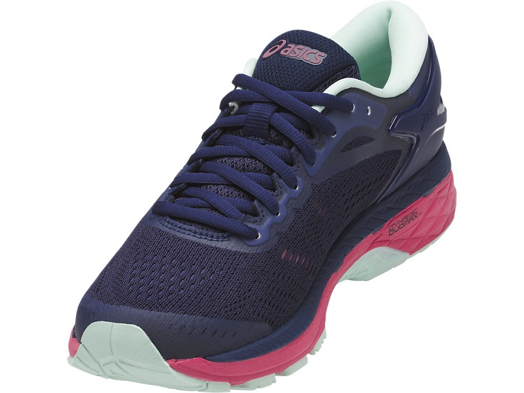 Asics Gel-Kayano 24 Running Shoes For Women Indigo Blue/Black 973VPYID