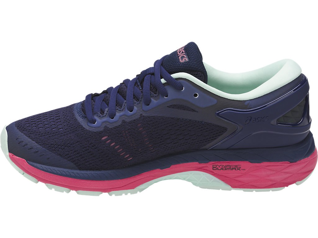 Asics Gel-Kayano 24 Running Shoes For Women Indigo Blue/Black 973VPYID