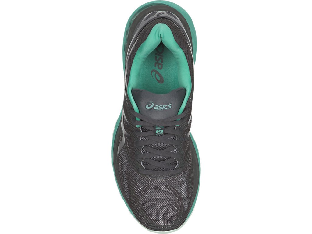 Asics Gel-Nimbus 19 Running Shoes For Women Dark Grey/Black 990OCDGN