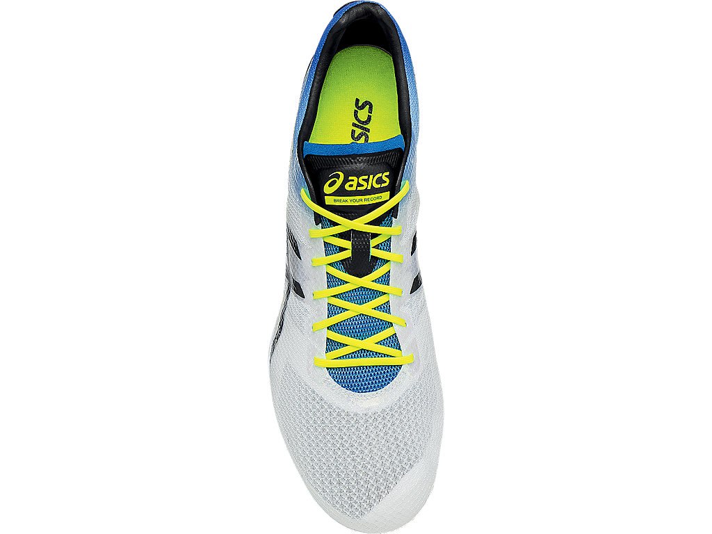 Asics Cosmoracer Shoes For Men White/Blue 990PVHFI