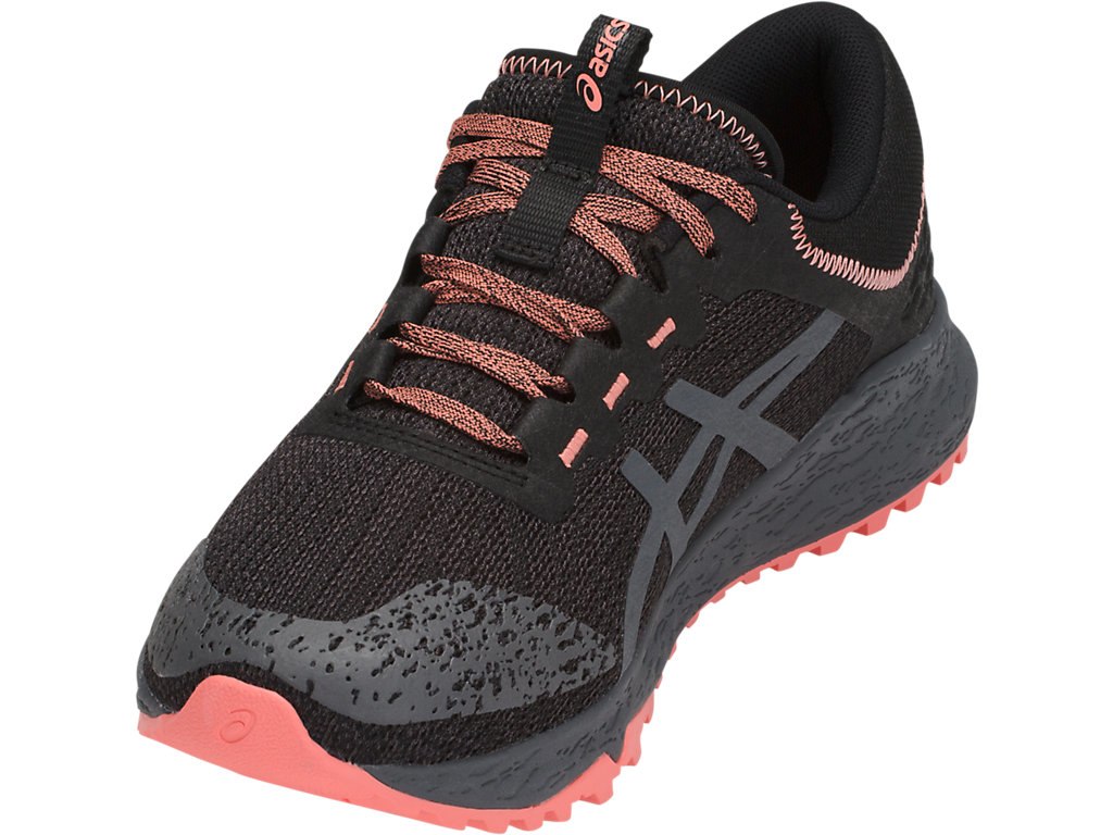 Asics Alpine Xt Running Shoes For Women Black/Dark Grey/Pink 999SZURN