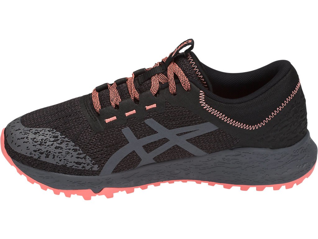 Asics Alpine Xt Running Shoes For Women Black/Dark Grey/Pink 999SZURN